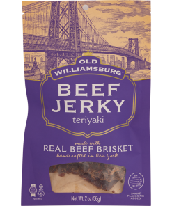 Jerky Teriyaki 2Oz Old Williamsburg (D)