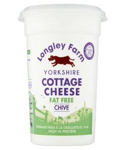 Longley Cottage Cheese & Chives – 6 x 250g