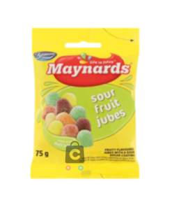 Maynards Sour Fruit Jubes 75g
