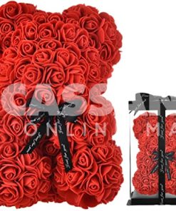 Teddy Bear made with Flowers