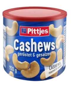 Pitjes Cashew Nuts Roasted & Salted 150g