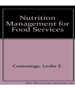 Nutrition Management for Food Services