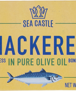 Mackerel S&B Fillets Olive Oil 4.4Oz Sea Castle (P)