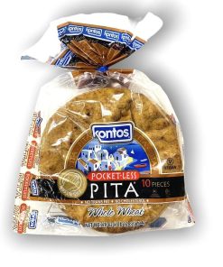 KONTOS Whole Wheat Pita 10 PCS