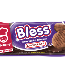 Mcberry Bless shortcake biscuit original 40g (10 pcs)