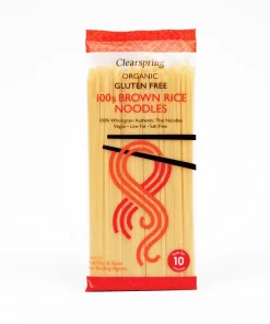 Clearspring Organic Gluten Free 100% Brown Rice Noodles 200g