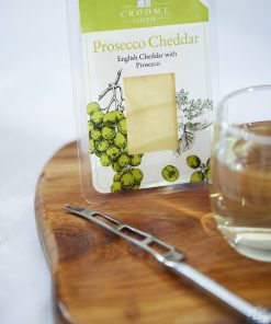 Croome Prosecco Cheddar Mature Cheddar with Prosecco – 150g (6)