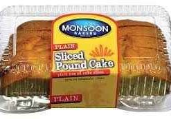 MONSOON Fruit Pound Cake 10 oz