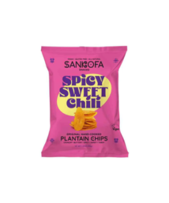 Sankofa Green Plantain Chips Spicy Sweet Chilli 50g