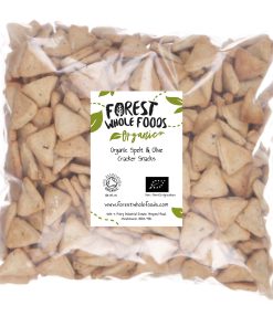 Organic Spelt and Olive Cracker Snacks