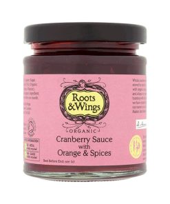 Roots & Wings Organic Cranberry Sauce With Orange & Spices 200g