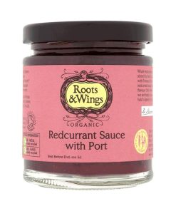 Roots & Wings Organic Redcurrant Sauce With Port 200g