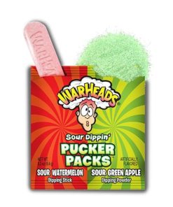 WARHEADS SOUR DIPPIN PUCKER PACKS 9G