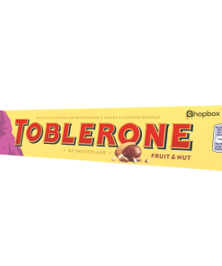 Toblerone Milk Fruit and Nut with Raisins, Honey And Almond Nougat – 100g