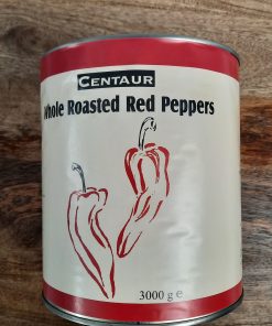Roasted Red Peppers in tin – 3kg