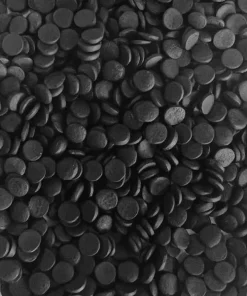 Black Round Confetti