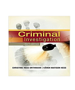 Criminal Investigation 10th Edition