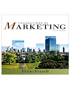 Foundations of Marketing 6th Edition