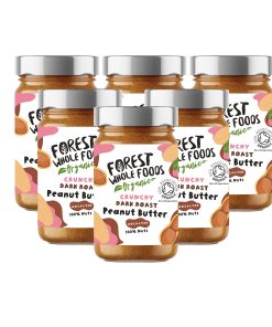 Organic Roasted Crunchy Peanut Butter 500g x 6