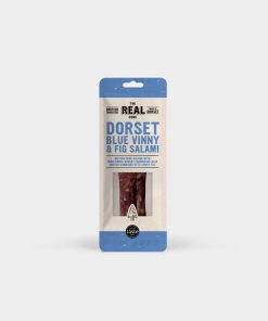 The Real Cure Dorset Blue Vinny & Fig Salami Stick 150g (Free Range Pork)